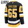 Lapsille NHL Pittsburgh Penguins Pelipaita Fanatics Premium Erik Karlsson 2024-25 koti Musta